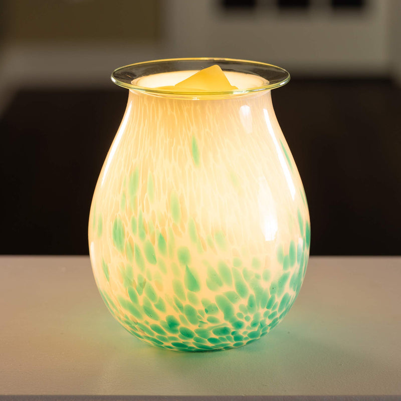 VP Home Radiant Art Glass Fragrance Warmer (Lavish Turquoise