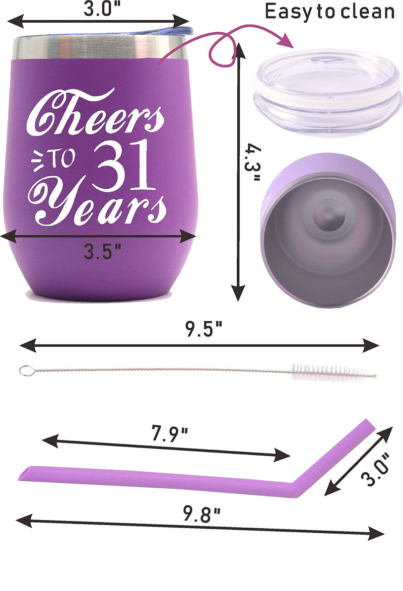 31st Birthday Gifts for Women, 31st Birthday, 31st Birthday Tumbler, 31st Birthday