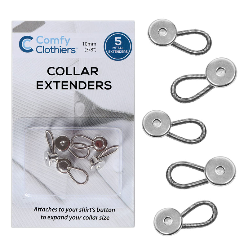 Metal Collar Extenders For Dress Shirts (Metal Button Extender) 5