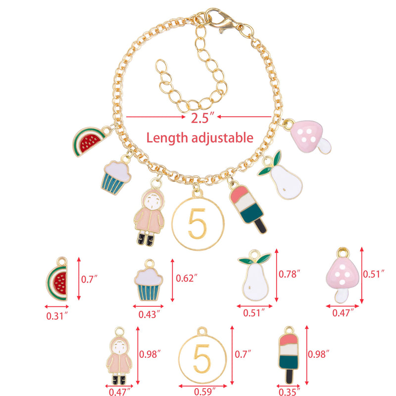 5th Birthday, 5th Birthday Decorations, 5th Birthday Necklace, 5th Birthday Jewelry, 5th