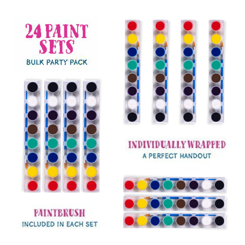 Washable Paint Set For Kids Arts And Crafts Projects  Bulk Set Of 12 Nontoxic