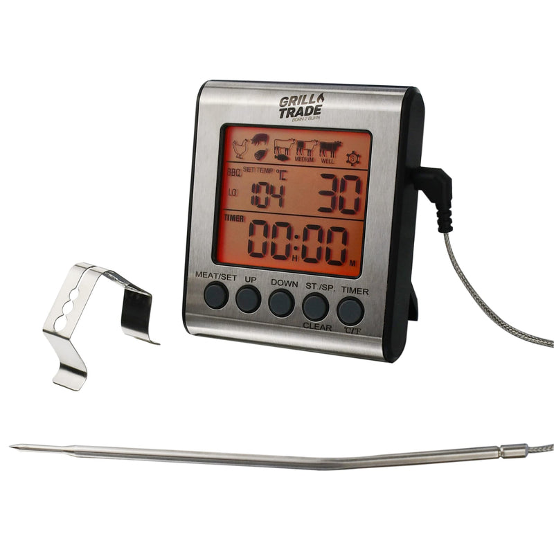 Instant Digital Meat Thermometer With Probe - Electric Meat Temperature Probe