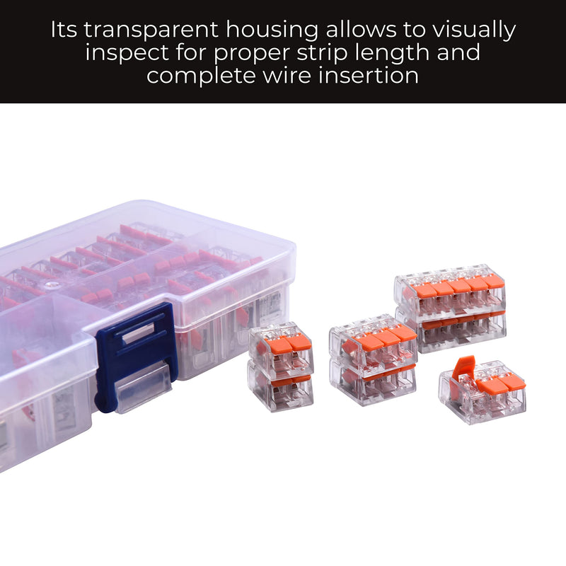 Multiple Wire Connectors Assortment - Lever Wire Nuts Assortment, Tool