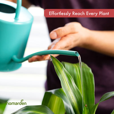 Homarden Plant Watering Can 60oz - Long Spout Watering Can Indoor and Outdoor - Teal