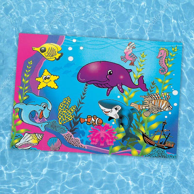 Kicko Make an Aquarium Stickers - Set of 12 Underwater Creatures Sticker Scene