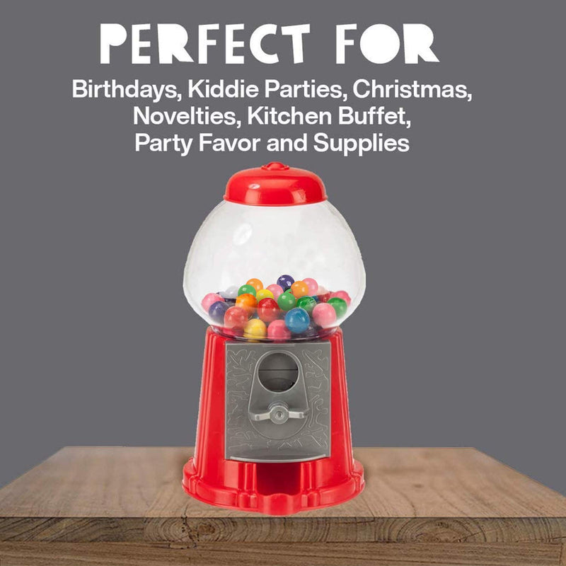 Kicko 8.5 Inch Gumball Machine - Classic Candy Dispenser - Perfect for Birthdays, Kiddie