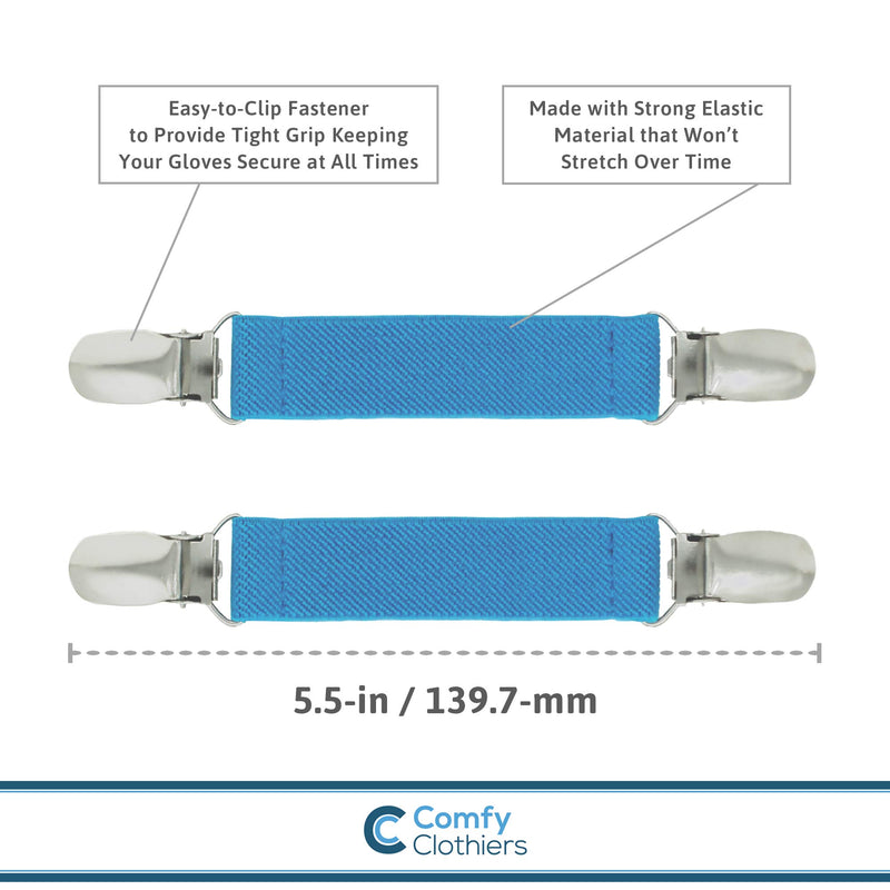 Elastic Mitten Clips For Kids, Toddlers And Adults  Tight Grip Glove Clips