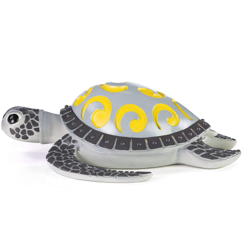 Vp Home Tribal Sea Turtle Solar Powered Led Outdoor Decor Garden Light