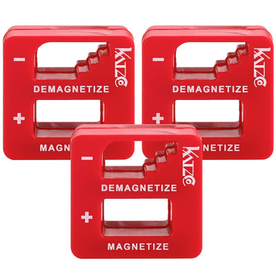 Precision Magnetizer and Demagnetizer - for Screwdrivers, Screws, Drill Bits, Sockets, Nuts, Bolts, Nails, Drivers, Wrenches, Tweezers, and Other Steel Tools