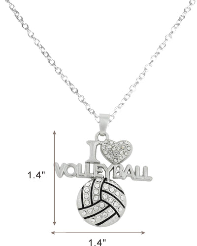 Volleyball Girl Gifts Set, Volleyball Girl Necklace, Volleyball Girl Bracelet, Volleyball