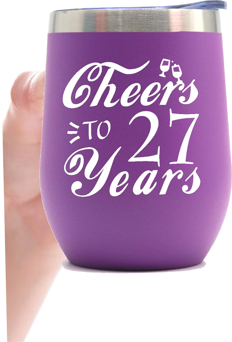 27th Birthday Gifts for Women, 27th Birthday, 27th Birthday Tumbler, 27th Birthday