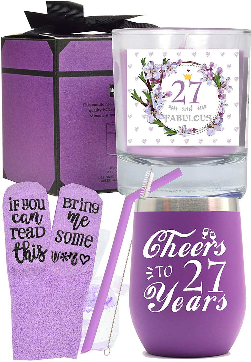 27th Birthday Gifts for Women, 27th Birthday, 27th Birthday Tumbler, 27th Birthday