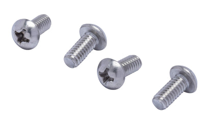 8-32 X 3/8" Stainless Phillips Round Head Machine Screw, (100pc), Coarse Thread, 18-8