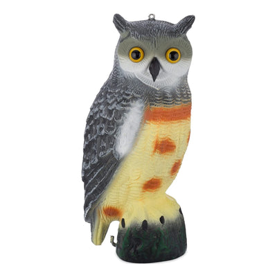 Fake Owl Decoy And Bird Deterrent - Owl Decoys To Scare Birds Away - Effective Bird