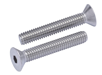 8-32 X 1-1/4" Stainless Flat Head Socket Cap Screw Bolt, (100pc), 18-8 (304) Stainless