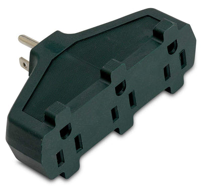 Katzco 3 Outlet Straight Shaped with Plug Locations on the left, Right, and Middle