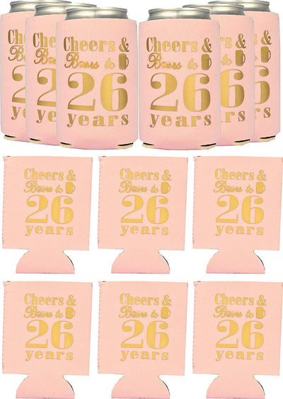 26th Birthday Gifts for Women, 26th Birthday Gifts, 26th Birthday Can Coolers, 26th