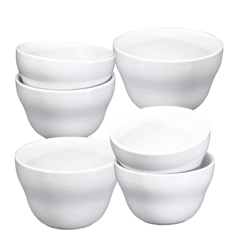 Ceramic Dessert Bowls Set  8 Oz Durable Ceramic Bowls set of 6 Elegant Colorful Gradient