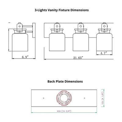 Bathroom Vanity Light Fixture - Bath Interior Lighting