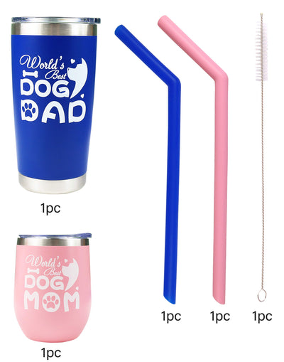 Dog Mom Gifts for Women,Dog Dad Gifts for Men,Best Dog Mom Ever,Dog Mom and Dad Cup,Dog