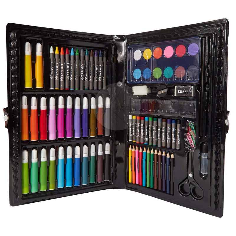 Kicko Deluxe Art Set - 101 Pieces Assorted Art Kit Supplies for Artists, Painters