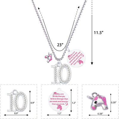 10 Birthday, 10th Birthday Gifts for Girls, 10th Birthday Bracelet, 10th Birthday