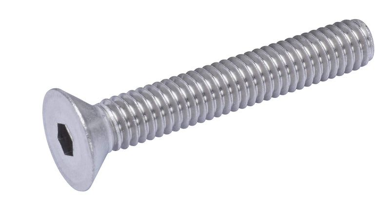 8-32 X 5/8" Stainless Flat Head Socket Cap Screw Bolt, (100pc), 18-8 (304) Stainless