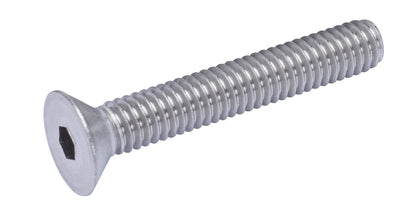 10-24 X 3/4" Stainless Flat Head Socket Cap Screw Bolt, (100pc), 18-8 (304) Stainless