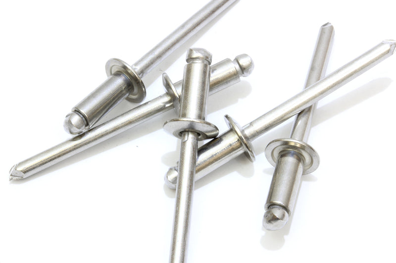 Bolt Dropper 68 Stainless Rivets (25pc) 3/16" Diameter, Grip Range (3/8" - 1/2"), All 18