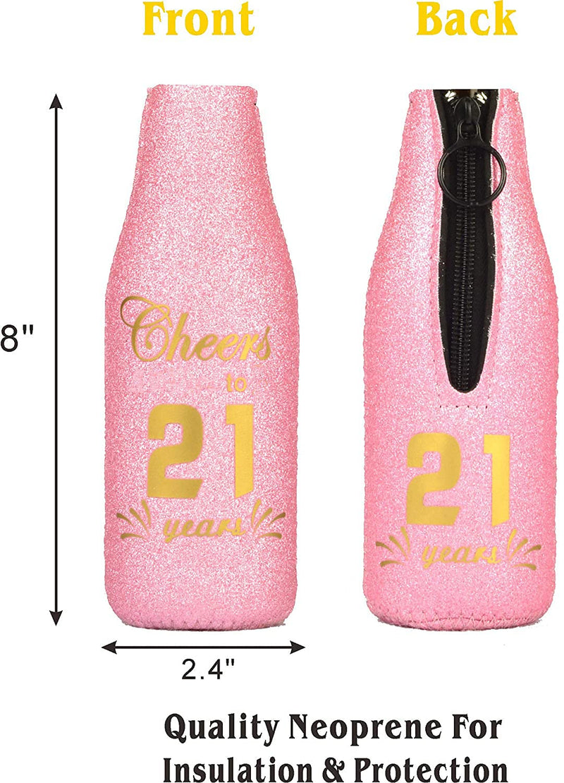 21st Birthday Gifts for Women, 21st birthday Gifts, 21st Birthday Can Coolers, 21st