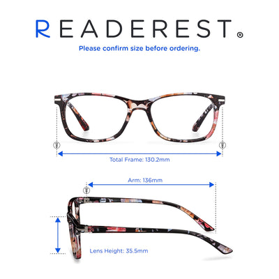 Blue-Light-Blocking-Reading-Glasses-Floral-0-00-Magnification-Computer-Glasses