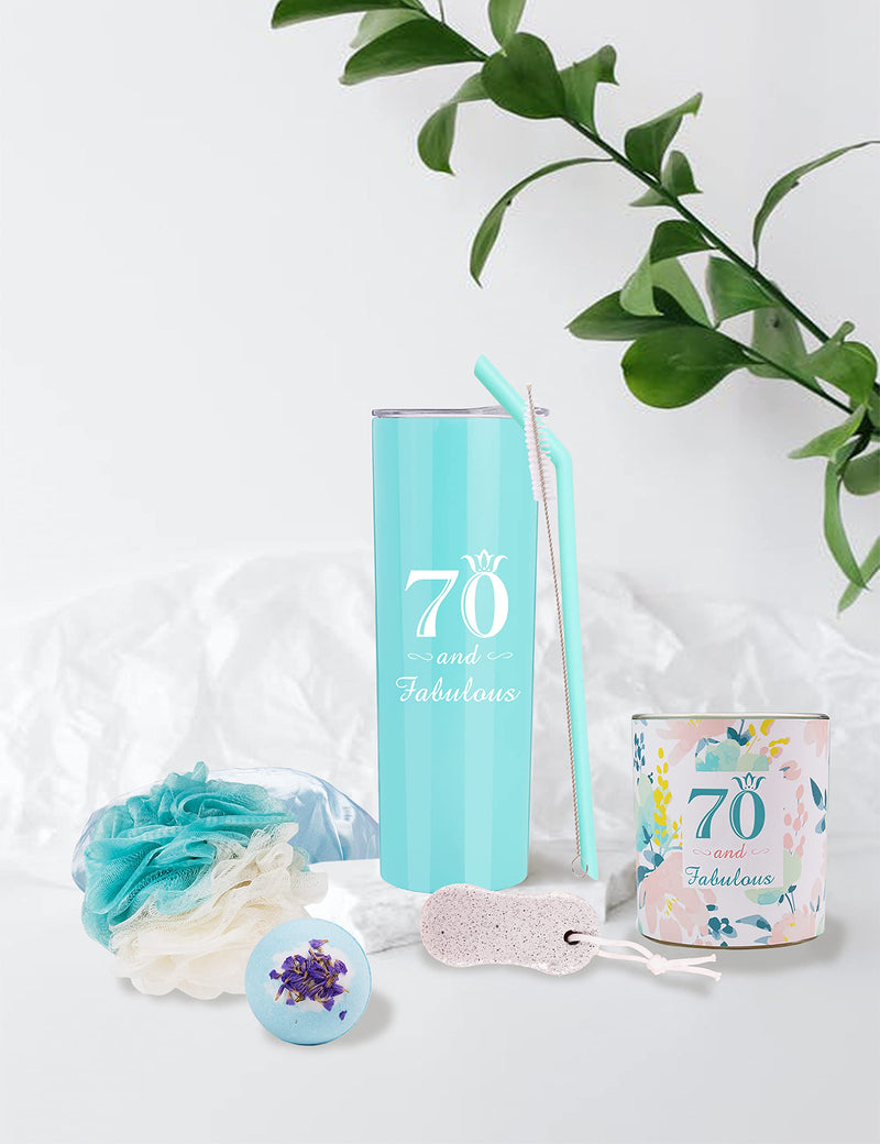 70th Birthday,70th Birthday Tumbler, 70th Birthday Gifts for Women,Happy 70th Birthday