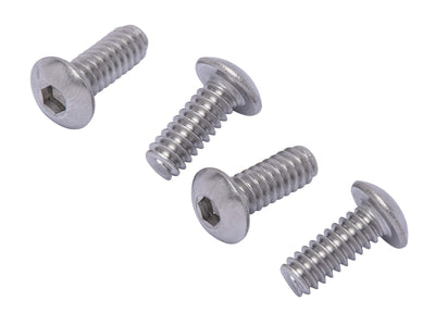 5/16"-18 x 2" Stainless Button Socket Head Cap Screw Bolt, (25 pc), 18-8 (304) Stainless