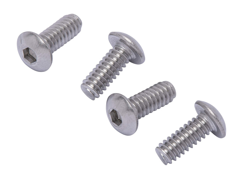 5/16"-18 x 4" Stainless Button Socket Head Cap Screw Bolt, (10 pc), 18-8 (304) Stainless