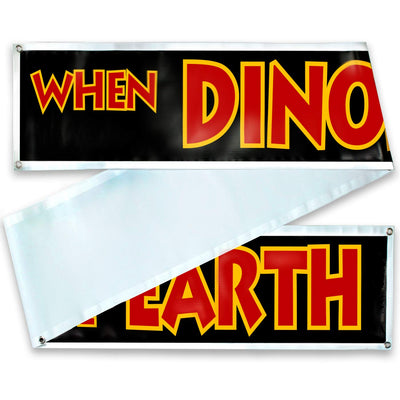 Jurassic Park Banner Sign Replica - Great for the Jurassic Park World Movie Fan That Loves