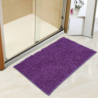 Vdomus Microfiber Bath Rug (Purple 32" X 20"