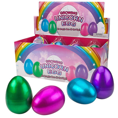 Kicko 4.25 Inches Jumbo Unicorn Egg with Unicorn Toy  4 Pack  8 Pieces  Party