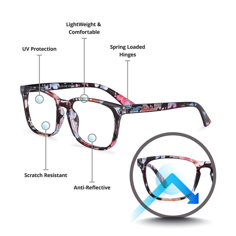 Readerest blue-light-blocking-reading-glasses-floral-0-50-magnification