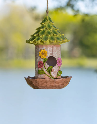 VP Home Feathered Feeder Decorative Hand-Painted