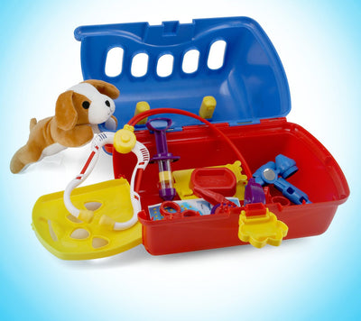 Kidzlane Deluxe Veterinarian Kit for Kids and Toddlers | Pretend Play Vet Set for Kids