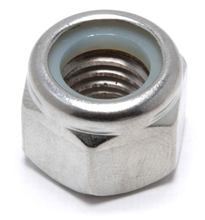 12-24" Stainless Hex Lock Nut (100 Pack), by Bolt Dropper, 304 (18-8) Stainless Steel