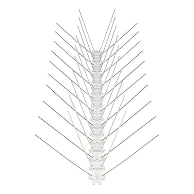 VIIRKUJA Bird Spikes 3 Metres Stainless Steel Pigeon Repellent 4 Rows Total Length 300 cm