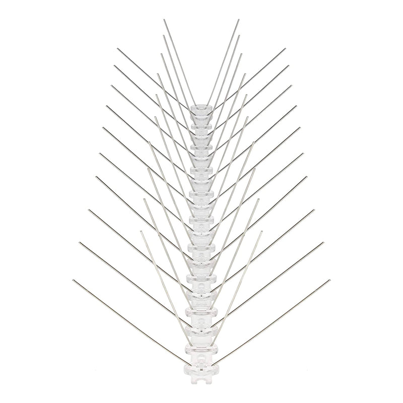 VIIRKUJA Bird Spikes 3 Metres Stainless Steel Pigeon Repellent 4 Rows Total Length 300 cm