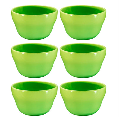 Ceramic Dessert Bowls Set  8 Oz Durable Ceramic Bowls set of 6 Elegant Colorful Gradient