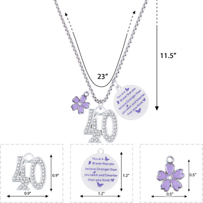 40th Birthday, 40th Birthday Gifts Women, 40th Birthday Decorations for Women, 40th