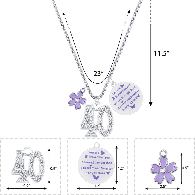 40th Birthday, 40th Birthday Gifts Women, 40th Birthday Decorations for Women, 40th