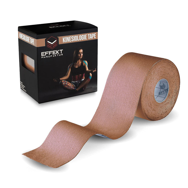 Effekt Manufaktur Kinesiology Tape Waterproof (16 ft x 2 in), 1 Roll - Elastic Physio Tape