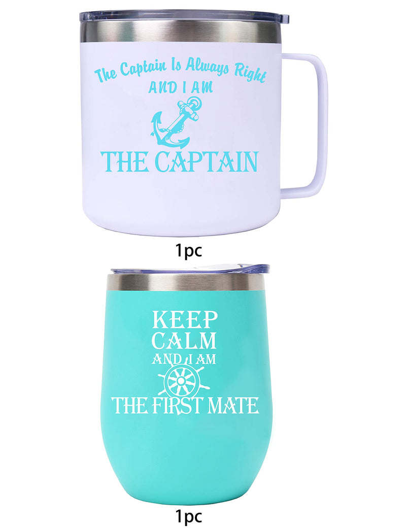 The Captain Is Always Right and I Am The Captain, Keep Calm and I Am The First Mate