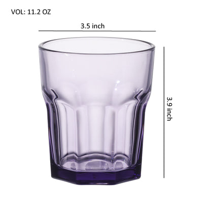 Double Old Fashioned Glasses Beverage Glass Cup,Colored Tumblers And Water