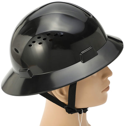 Noa Store Full Brim Hard Hat with HDPE Shell and Fast-trac Suspension Work Safety Helmet